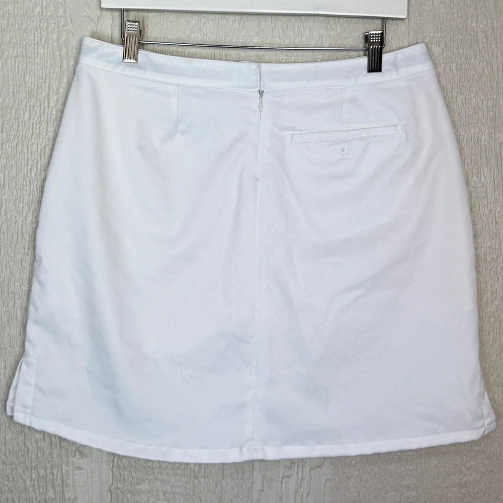 Under Armour Womens White Performance Golf Skort Size 8 Activewear Skirt